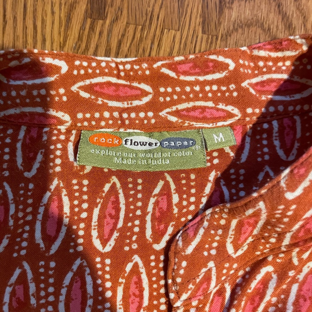 Orange Patterned Women's Tunic - image 2